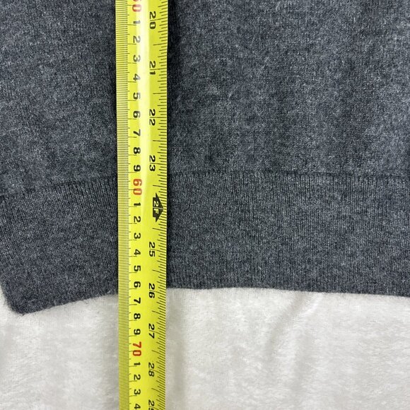 Mack Weldon Sweater Men’s Medium Gray Tech Cashmere Merino Wool Crew Neck - Picture 7 of 8